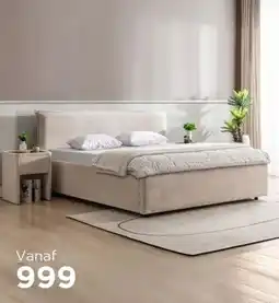 TotaalBED Bed Lommel | 140 x 200 cm | Sino 972, ecru aanbieding