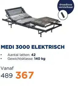 TotaalBED Lattenbodem Medi 3000 elektrisch draadloos aanbieding
