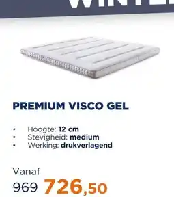 TotaalBED Topmatras Premium | Visco Gel aanbieding