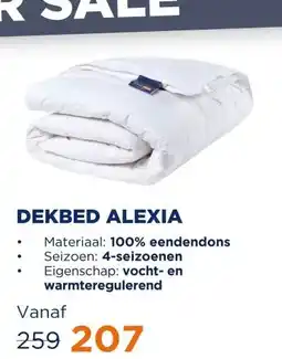 TotaalBED Dekbed Alexia 90% dons | 140 x 200 cm | 4-seizoenen aanbieding