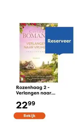 The Read Shop Rozenhaag 2 - Verlangen naar vrijheid aanbieding