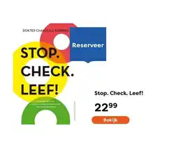 The Read Shop Stop. Check. Leef! aanbieding