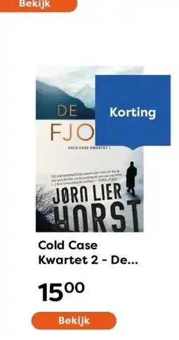The Read Shop Cold Case Kwartet 2 - De fjord aanbieding