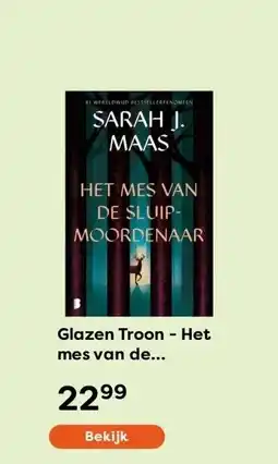 The Read Shop Glazen Troon - Het mes van de sluipmoordenaar aanbieding