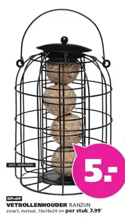 Ranzijn VETBOLLENHOUDER aanbieding