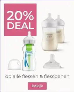 Prenatal op alle flessen & flesspenen aanbieding