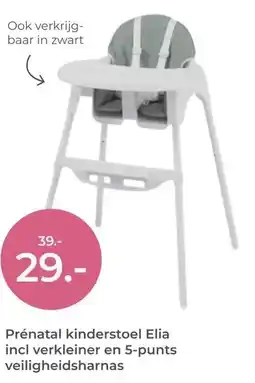 Prenatal Prénatal kinderstoel Elia incl verkleiner en 5-punts veiligheidsharnas aanbieding