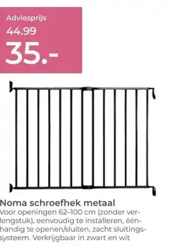 Prenatal Noma schroefhek metaal aanbieding