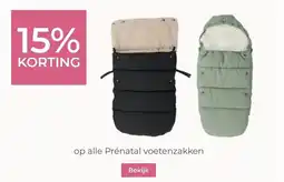 Prenatal op alle Prénatal voetenzakken aanbieding