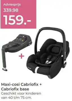 Prenatal Maxi-cosi Cabriofix + Cabriofix base aanbieding