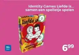Trekpleister Identity Games Liefde is... samen een spelletje spelen aanbieding