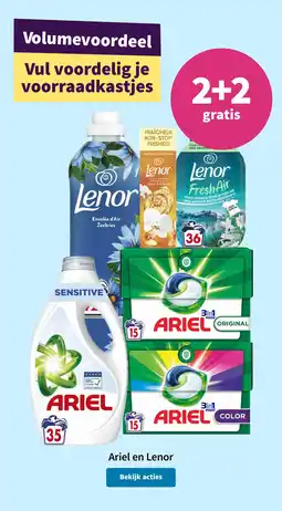 Plein.nl Ariel en Lenor aanbieding