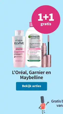 Plein.nl L'Oréal, Garnier en Maybelline aanbieding