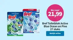 Plein.nl Bref Toiletblok Active Blue Ocean en Pine aanbieding