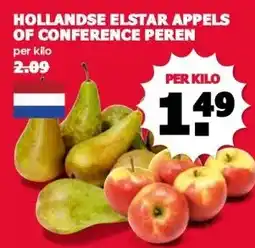MCD Supermarkt HOLLANDSE ELSTAR APPELS OF CONFERENCE PEREN aanbieding
