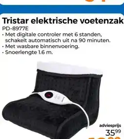 Trekpleister Tristar elektrische voetenzak aanbieding