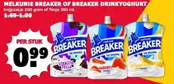 MCD Supermarkt MELKUNIE BREAKER OF BREAKER DRINKYOGHURT aanbieding