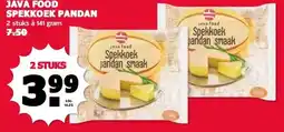 MCD Supermarkt JAVA FOOD SPEKKOEK PANDAN aanbieding