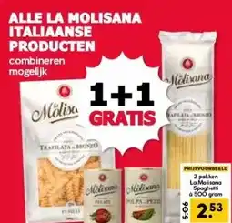 MCD Supermarkt ALLE LA MOLISANA ITALIAANSE PRODUCTEN aanbieding