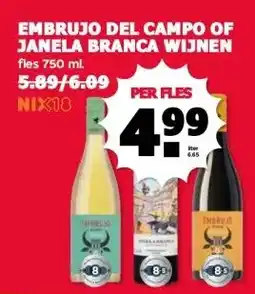 MCD Supermarkt EMBRUJO DEL CAMPO OF JANELA BRANCA WIJNEN aanbieding