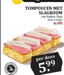MCD Supermarkt TOMPOUCEN MET SLAGROOM aanbieding