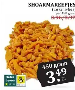 MCD Supermarkt SHOARMAREEPJES aanbieding