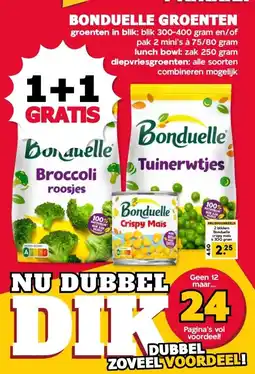 MCD Supermarkt BONDUELLE GROENTEN aanbieding