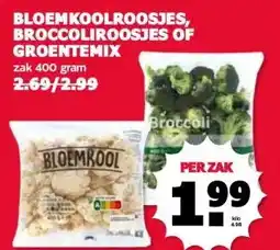 MCD Supermarkt BLOEMKOOLROOSJES, BROCCOLIROOSJES OF GROENTEMIX aanbieding