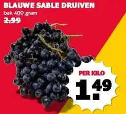 MCD Supermarkt BLAUWE SABLE DRUIVEN aanbieding