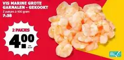 MCD Supermarkt VIS MARINE GROTE GARNALEN - GEKOOKT aanbieding