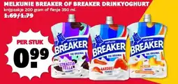 MCD Supermarkt MELKUNIE BREAKER OF BREAKER DRINKYOGHURT aanbieding