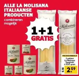 MCD Supermarkt ALLE LA MOLISANA ITALIAANSE PRODUCTEN aanbieding