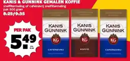 MCD Supermarkt KANIS & GUNNINK GEMALEN KOFFIE aanbieding