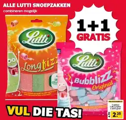MCD Supermarkt ALLE LUTTI SNOEPZAKKEN aanbieding
