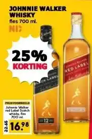 MCD Supermarkt JOHNNIE WALKER WHISKY aanbieding
