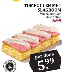 MCD Supermarkt TOMPOUCEN MET SLAGROOM aanbieding