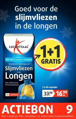 Lucovitaal Vitamine A: Goed voor de Slijmvliezen in de Longen aanbieding