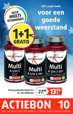 Lucovitaal ALLE MULTI VITAMINES aanbieding