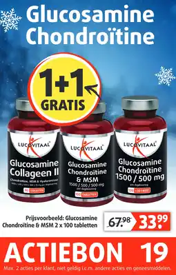 Lucovitaal Glucosamine Chondroitine aanbieding