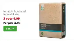 Intratuin Intratuin houtvezel. Inhoud 4 kilo. aanbieding