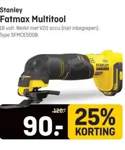 Hubo Stanley Fatmax Multitool aanbieding