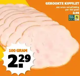 CoopCompact GEROOKTE KIPFILET aanbieding