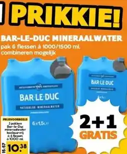 CoopCompact BAR-LE-DUC MINERAALWATER aanbieding