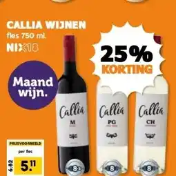 CoopCompact CALLIA WIJNEN aanbieding