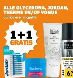 CoopCompact ALLE GLYCERONA, JORDAN, THERME EN/OF VOGUE aanbieding