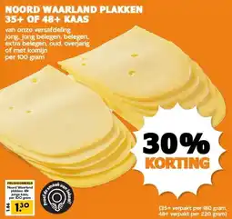 Coop NOORD WAARLAND PLAKKEN 35+ OF 48+ KAAS aanbieding