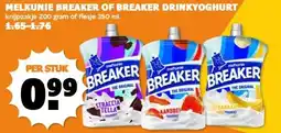 Coop MELKUNIE BREAKER OF BREAKER DRINKYOGHURT aanbieding
