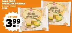 Coop JAVA FOOD SPEKKOEK PANDAN aanbieding