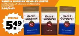 Coop KANIS & GUNNINK GEMALEN KOFFIE aanbieding