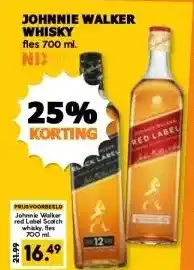 Coop JOHNNIE WALKER WHISKY aanbieding